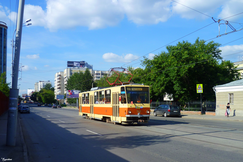 Екатеринбург, Tatra T6B5SU № 366