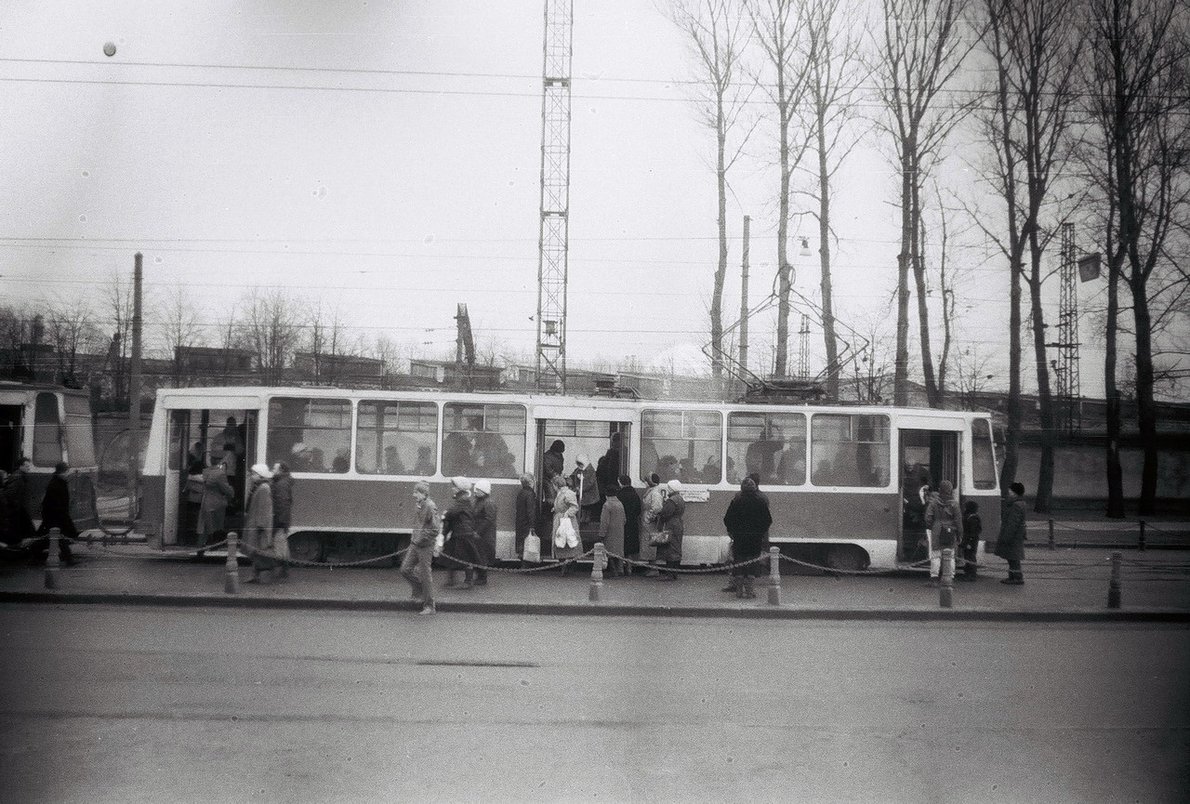 Санкт-Петербург, ЛМ-68М № 5556; Санкт-Петербург — Исторические фотографии трамвайных вагонов
