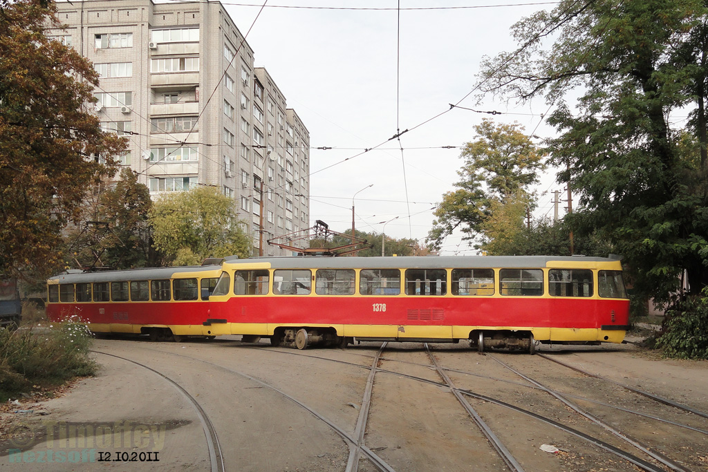 Днепр, Tatra T3SU № 1378