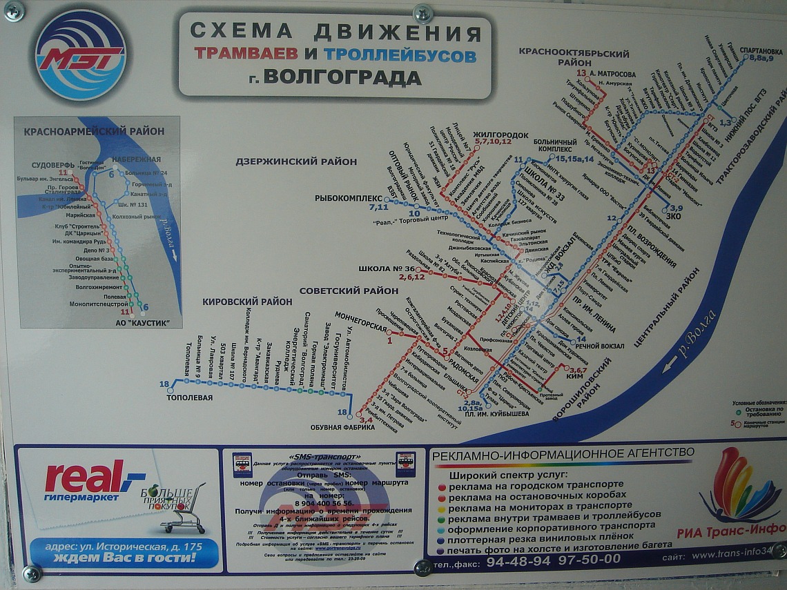 Волгоград — Схемы