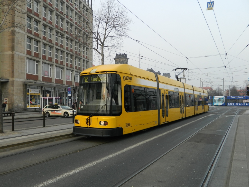 Дрезден, SachsenTram NGT 6 DD ZR № 2589