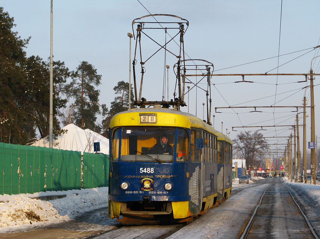 Киев, Tatra T3SU № 5488
