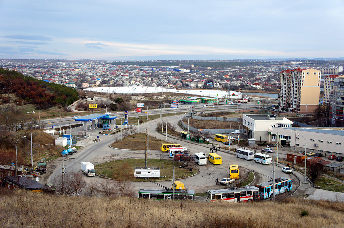 ყირიმის ტროლეიბუსი — End stations and U-turn rings