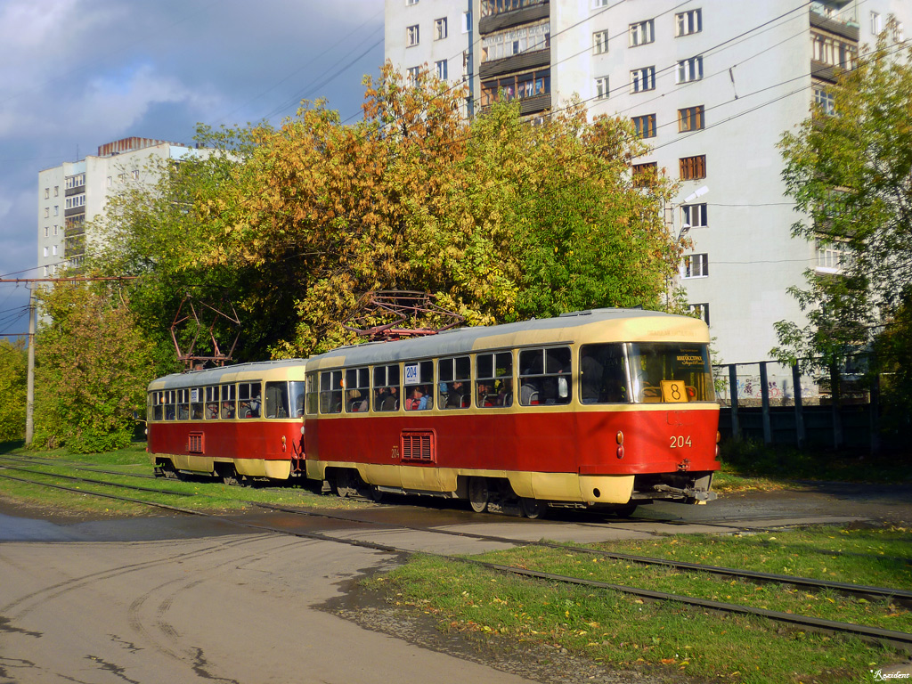 Екатеринбург, Tatra T3SU № 204