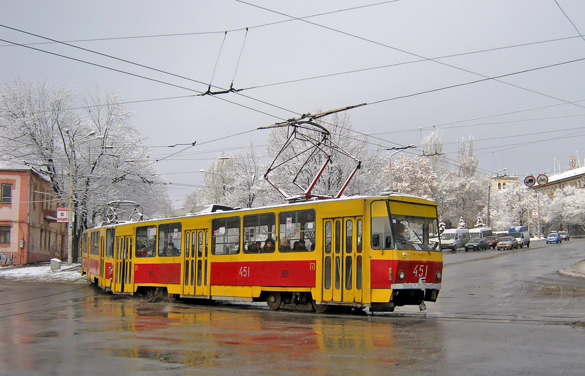 Запорожье, Tatra T6B5SU № 451