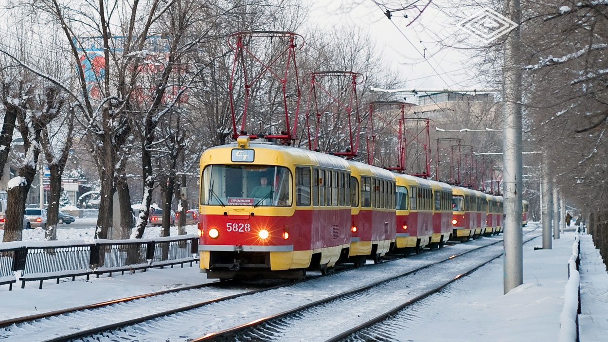 Волгоград, Tatra T3SU № 5828