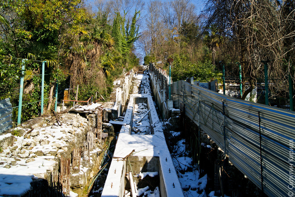 Sotchi — Funicular of the Sochinsky Sanatorium