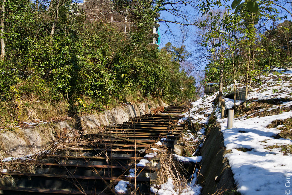 Sočis — Funicular of the Sochinsky Sanatorium