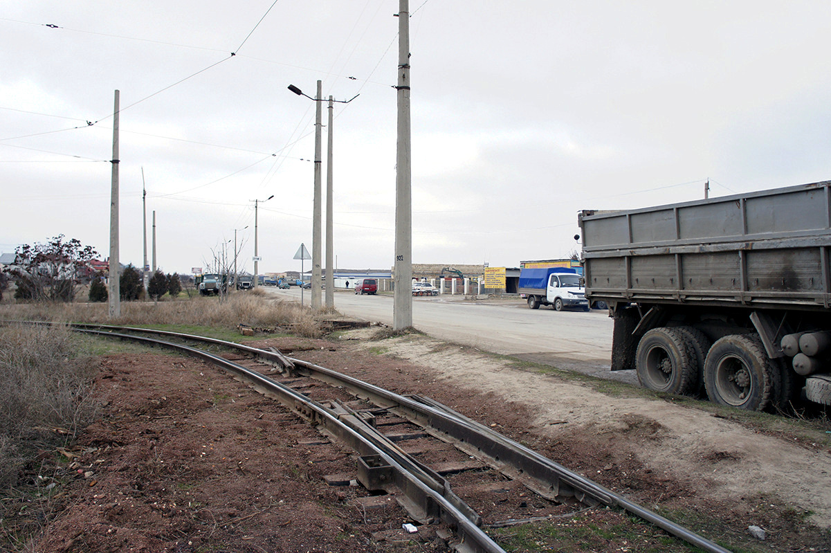 Евпатория — Трамвайные линии и инфраструктура