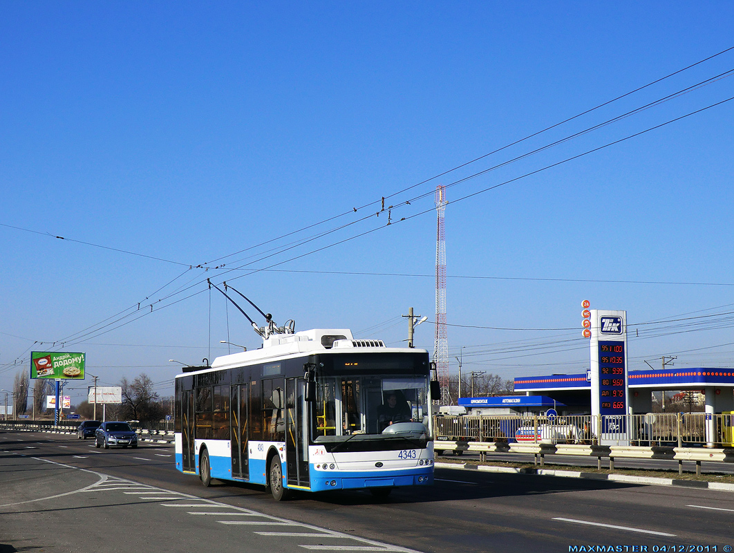 Крымский троллейбус, Богдан Т70110 № 4343