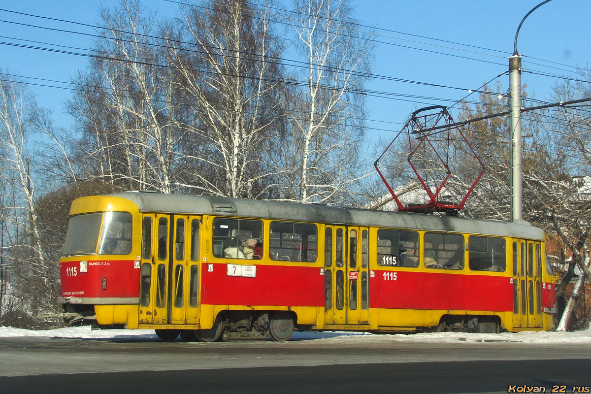 Barnaoul, Tatra T3SU N°. 1115