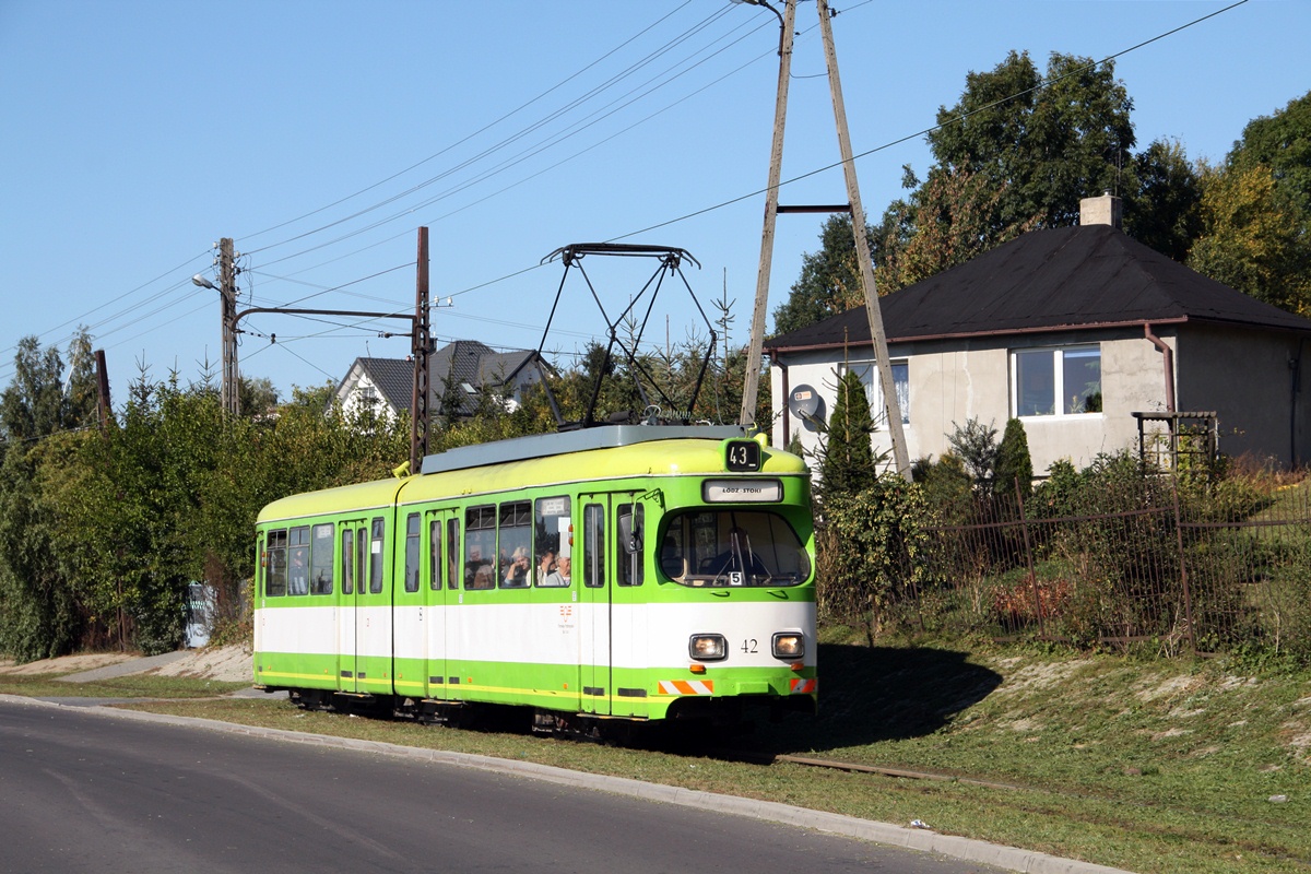 Лодзь, Duewag GT6 № 42