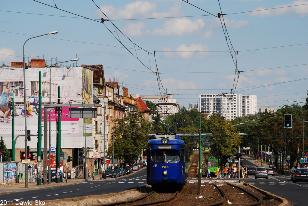 Познань, Duewag GT8 № 703
