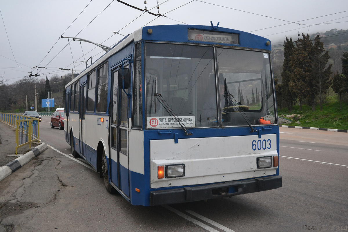 Крымский троллейбус, Škoda 14Tr02/6 № 6003