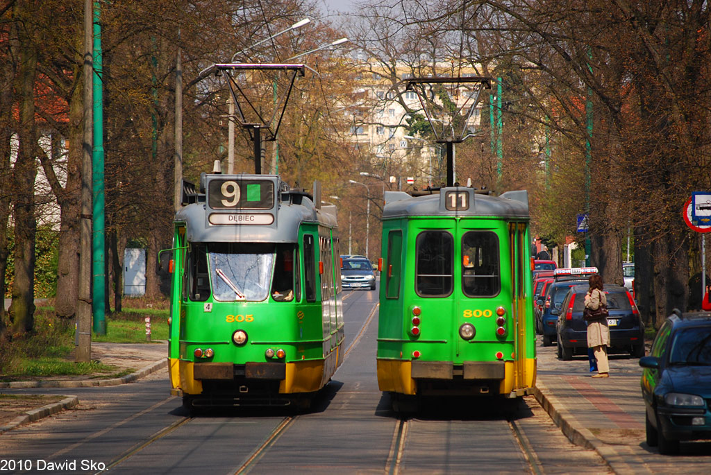Познань, Beijnes 3G № 805; Познань, Beijnes 3G № 800