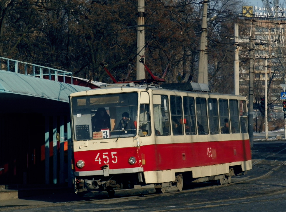 Запорожье, Tatra T6B5SU № 455