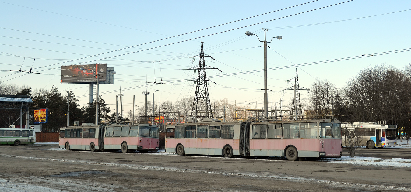 Краснодар, ЗиУ-6205 [620500] № 214; Краснодар, ЗиУ-6205 [620500] № 217