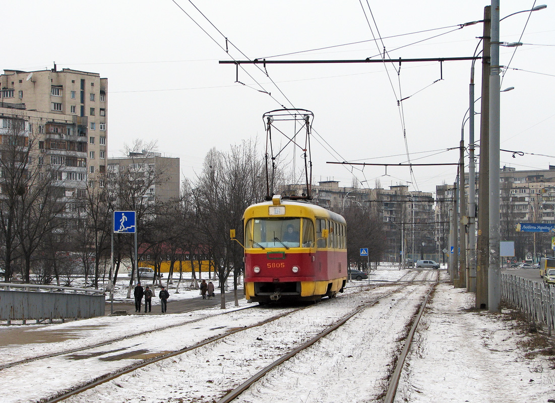 Киев, Tatra T3SU № 5805