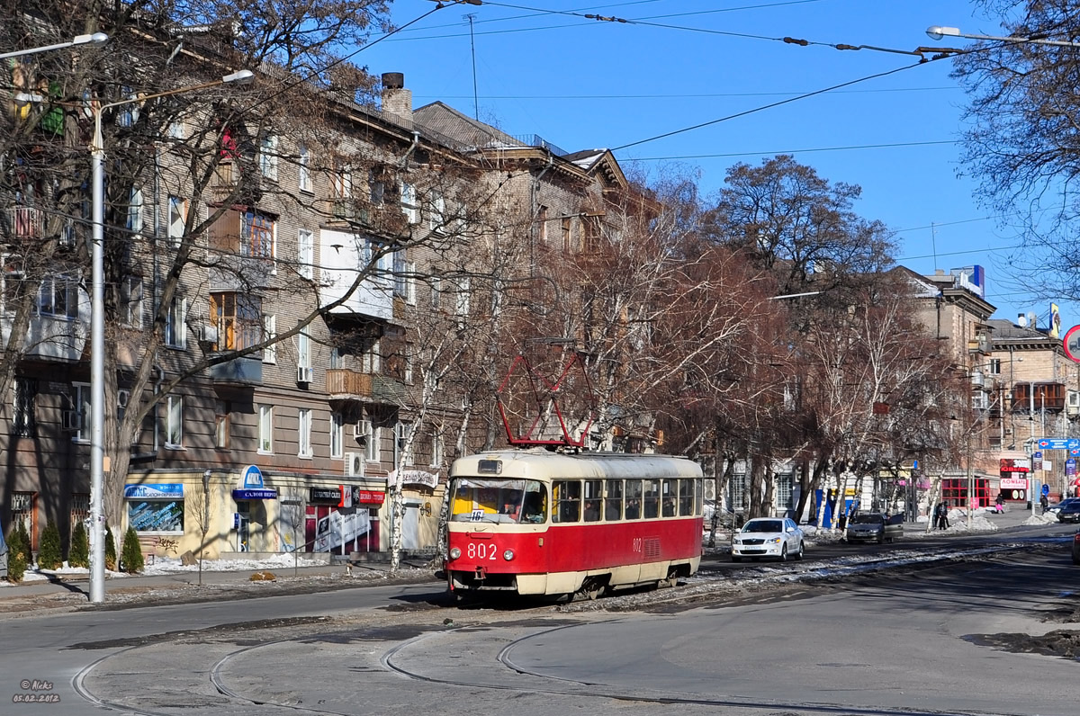 Запорожье, Tatra T3SU № 802
