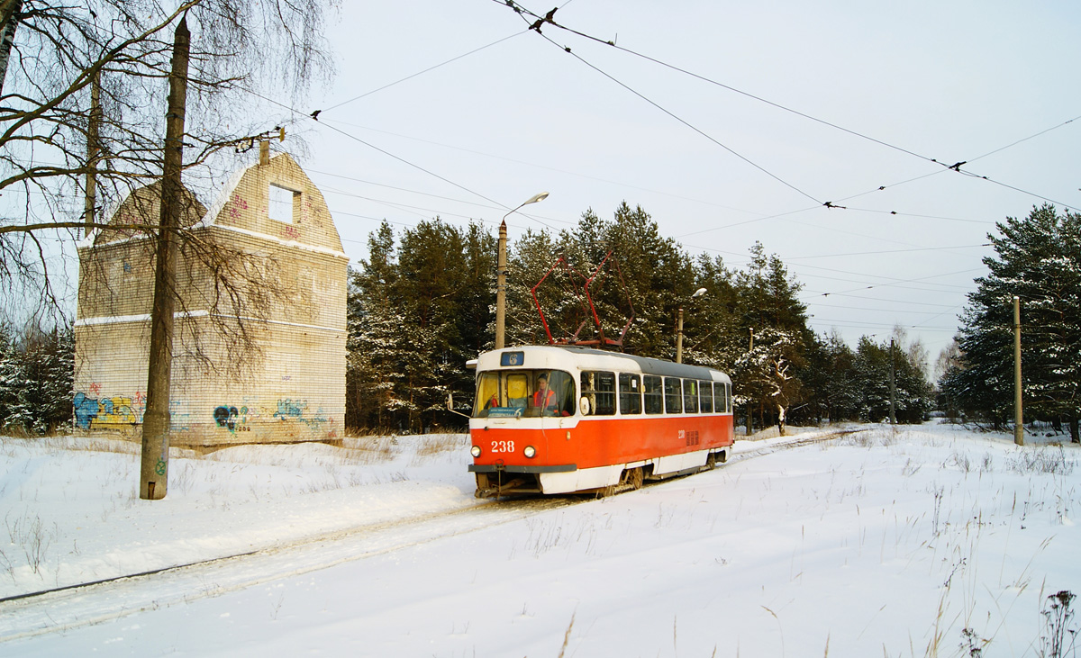 Тверь, Tatra T3SU № 238; Тверь — Трамвайные конечные станции и кольца