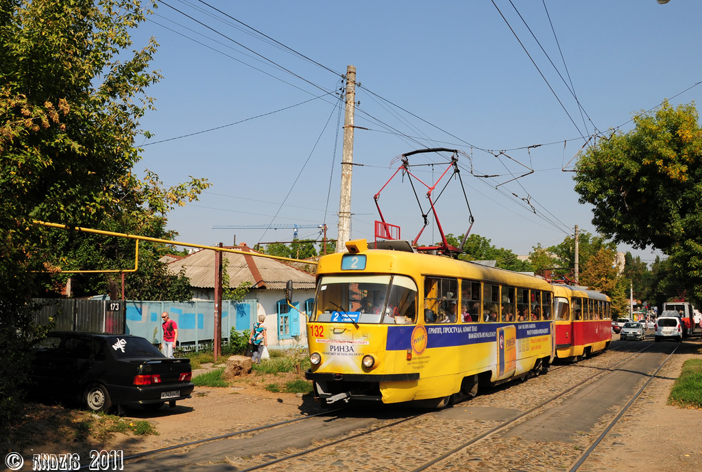 Краснодар, Tatra T3SU № 132