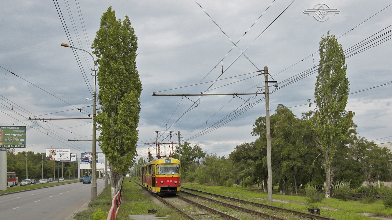 Волгоград, Tatra T3SU № 5828; Волгоград, Tatra T3SU № 5829