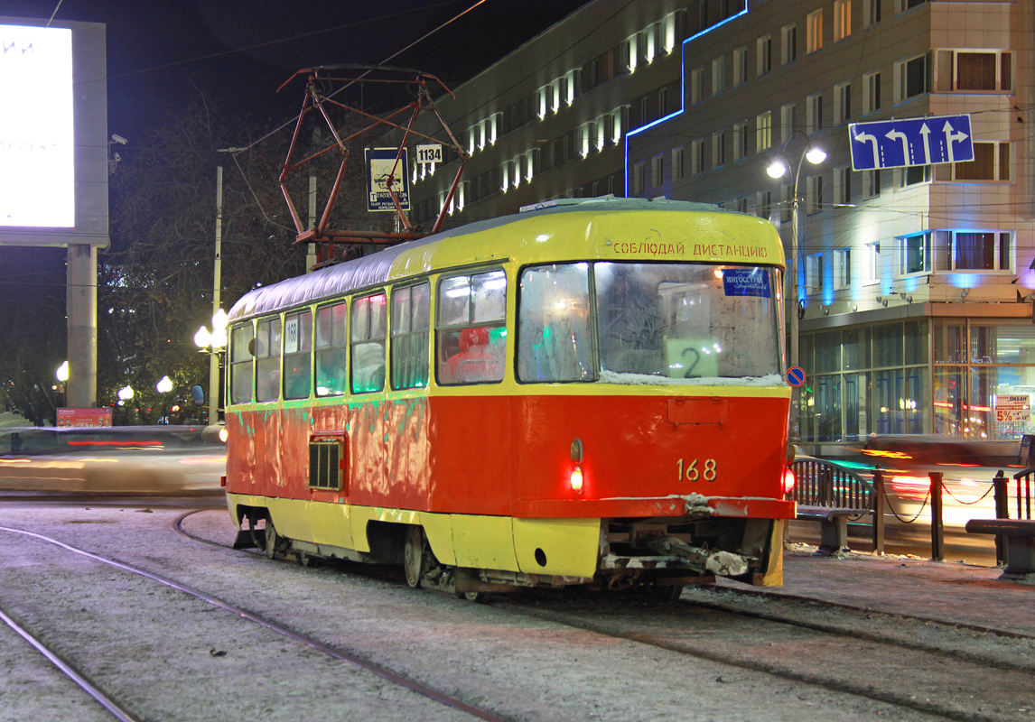 Екатеринбург, Tatra T3SU № 168