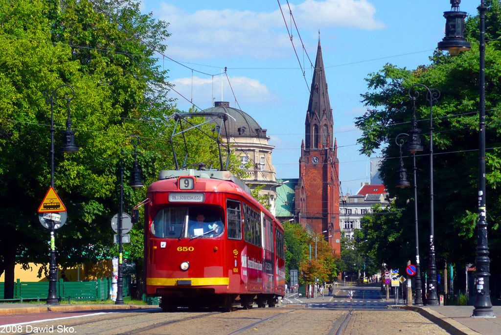 Познань, Duewag GT8 № 650