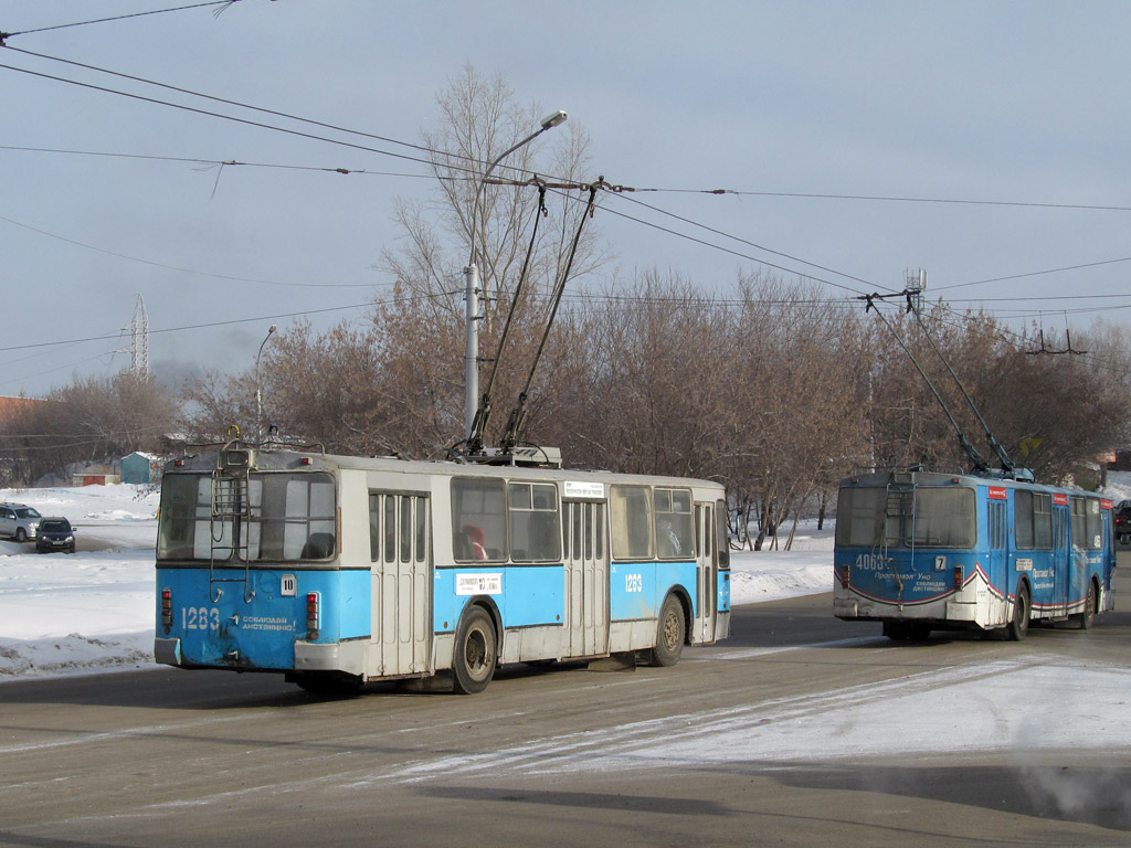 Novosibirsk, ZiU-682G-012 [G0A] č. 1283; Novosibirsk, ZiU-682V-012 [V0A] č. 4063