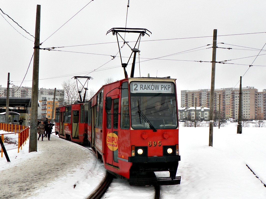 Ченстохова, Konstal 105Na № 695