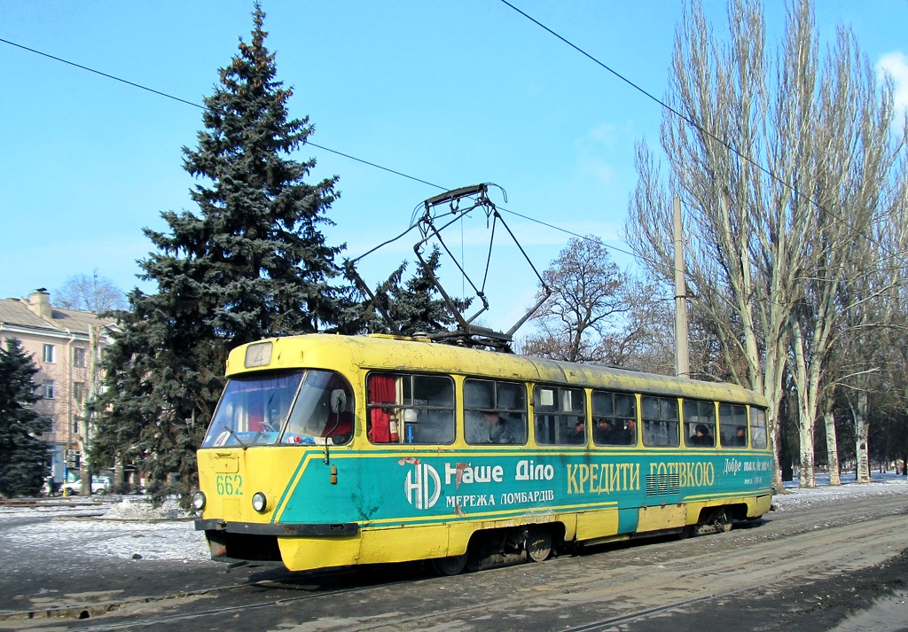 Каменское, Tatra T3SU № 662
