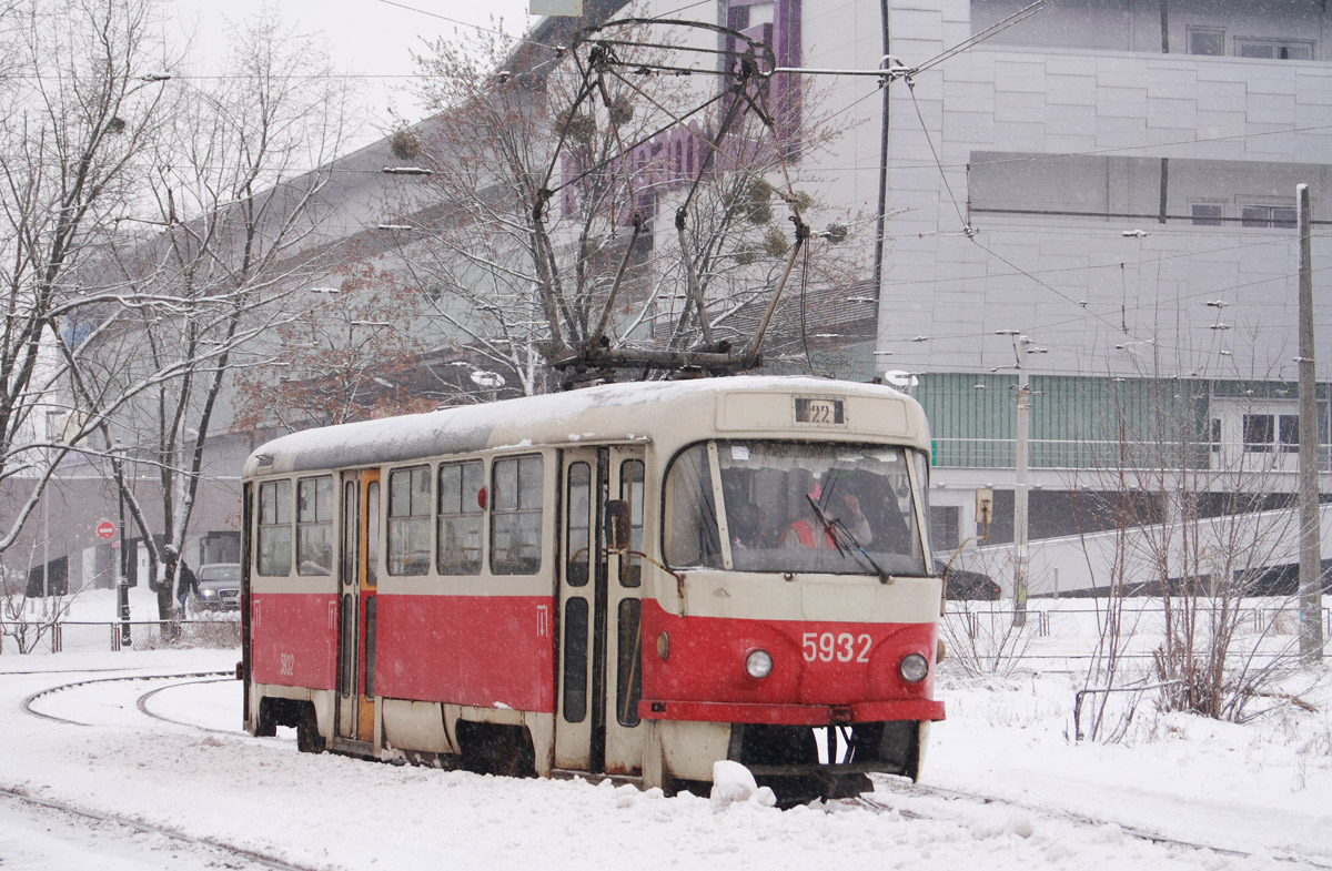 Киев, Tatra T3SU № 5932