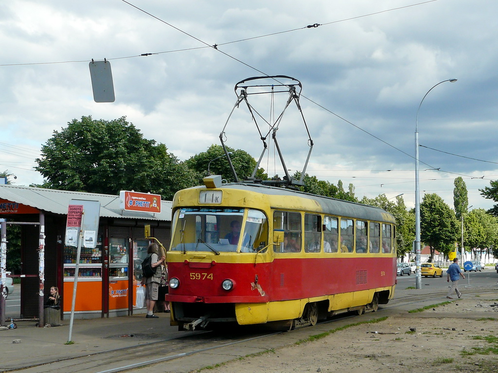 Киев, Tatra T3SU № 5974
