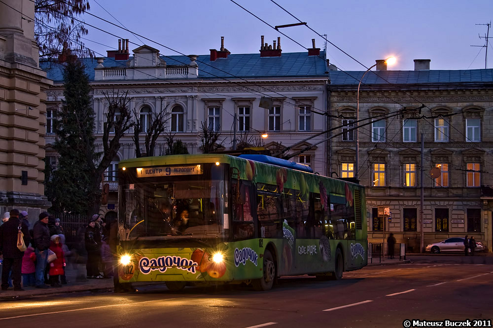 Львів, ЛАЗ E183D1 № 102 Львів, ЛАЗ E183D1 № 102