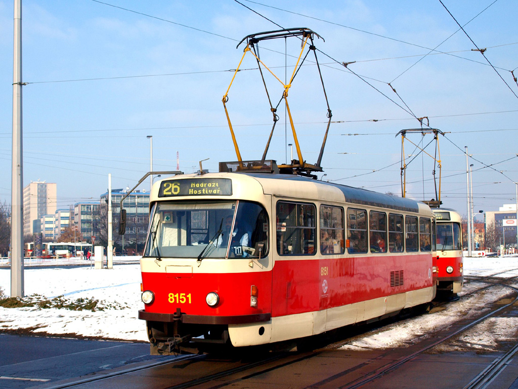 Прага, Tatra T3R.PV № 8151