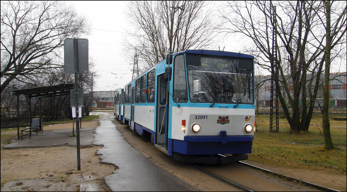 Рига, Tatra T6B5SU № 32091