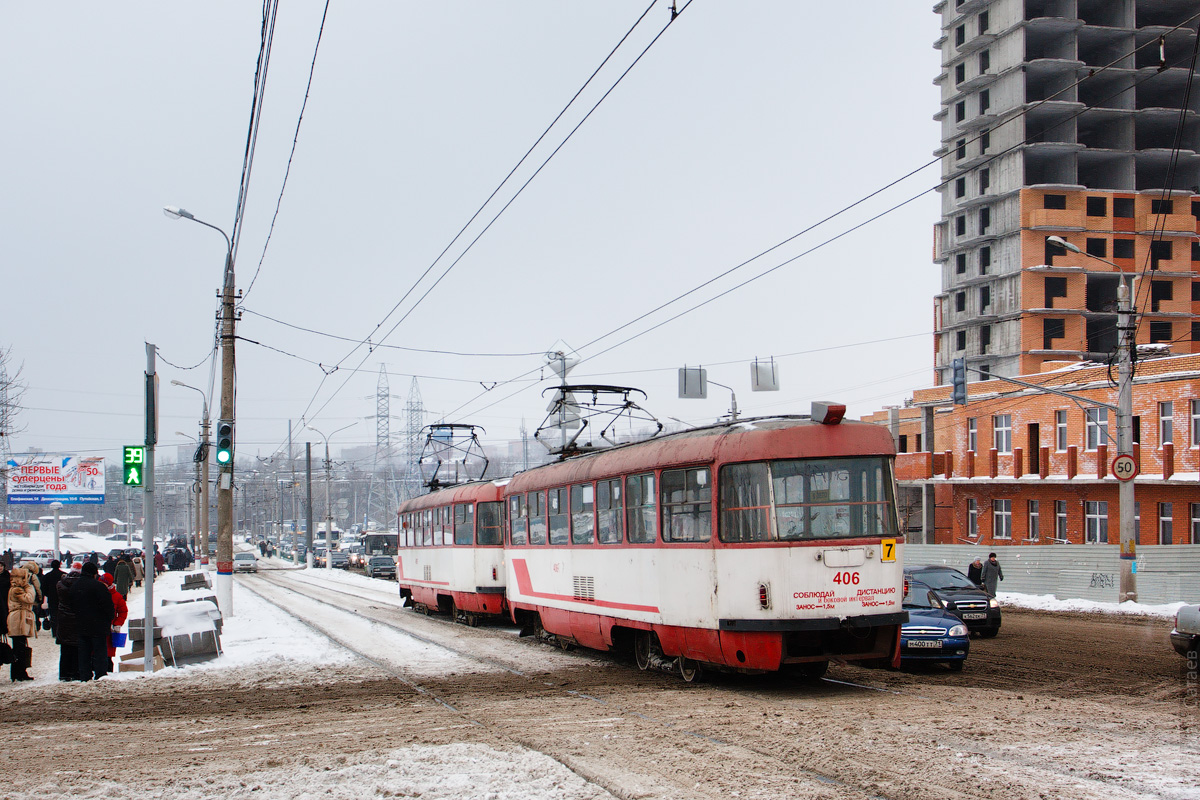 Toula, Tatra T3SU N°. 406