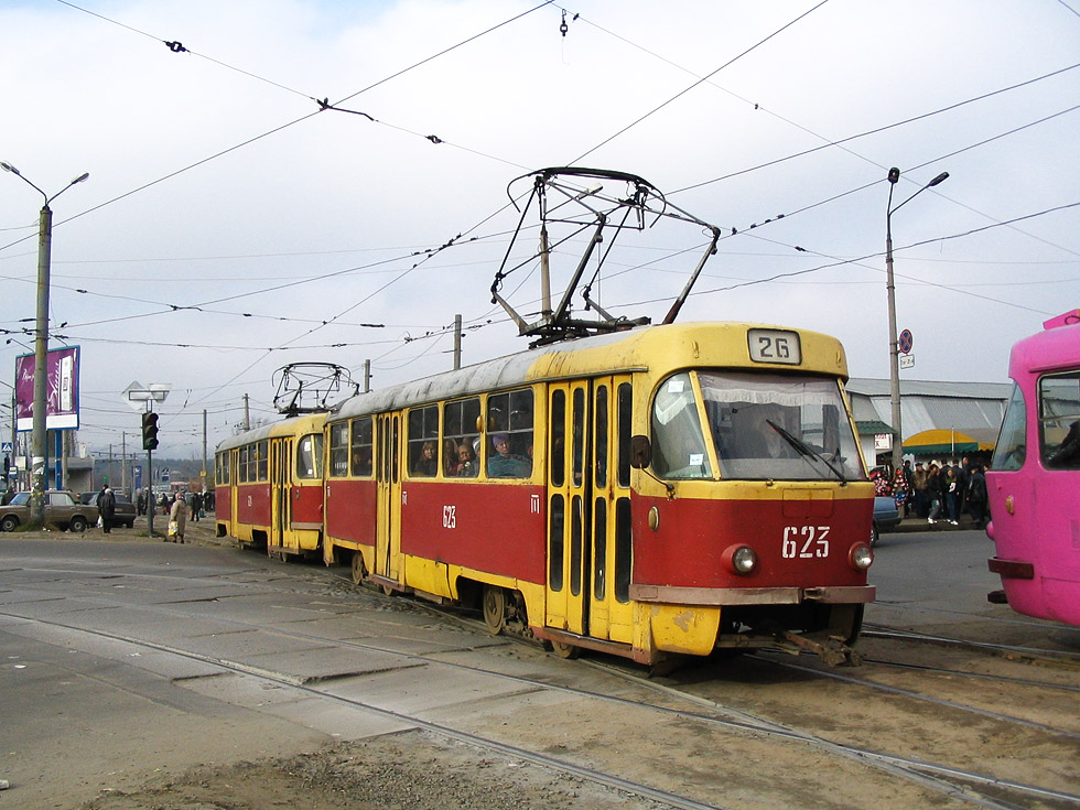 Харьков, Tatra T3SU № 623