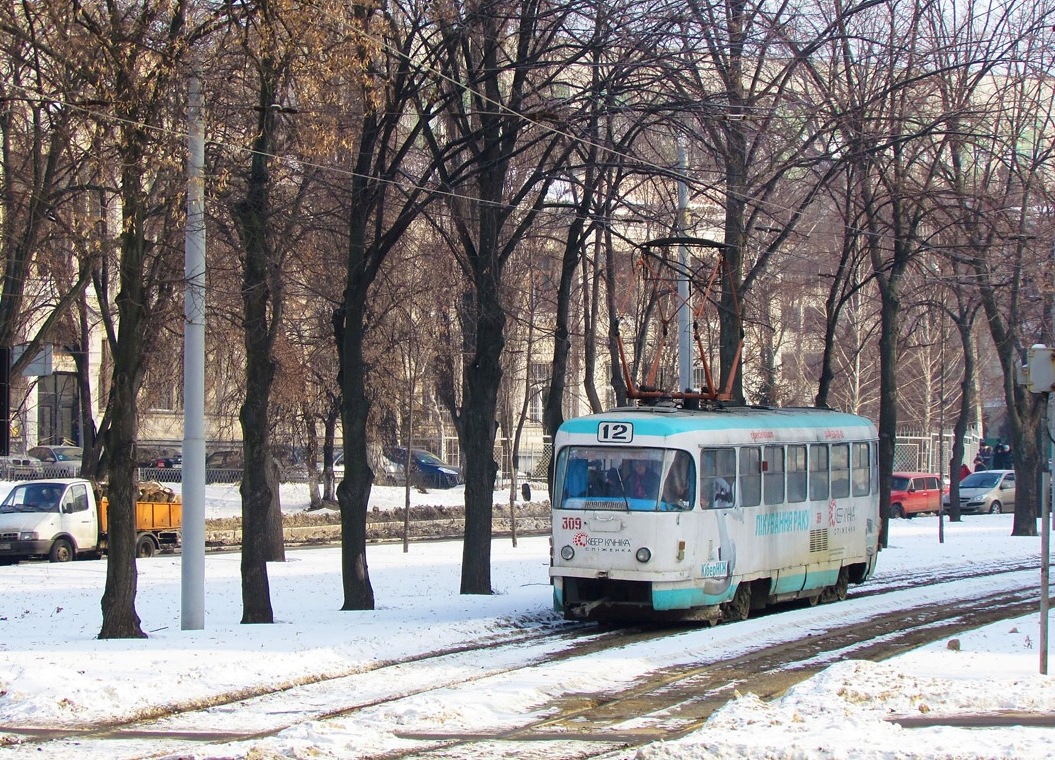Харьков, Tatra T3SU № 309
