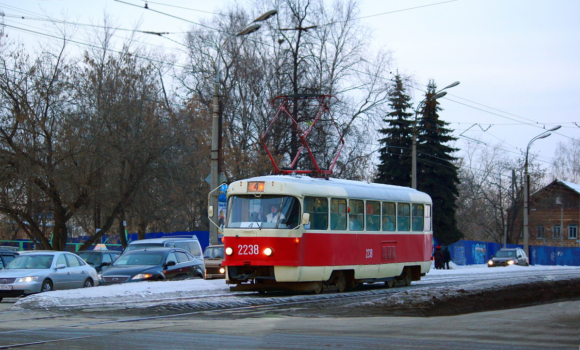 Ижевск, Tatra T3SU (двухдверная) № 2238
