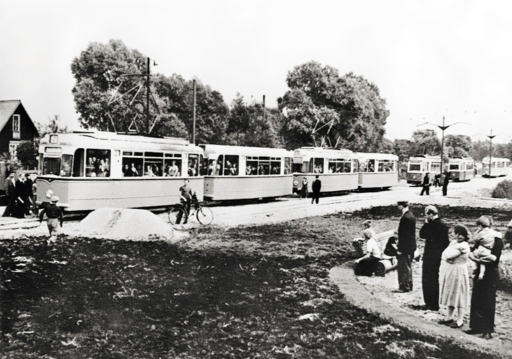 Калининград — Старые фото — Калининградский трамвай