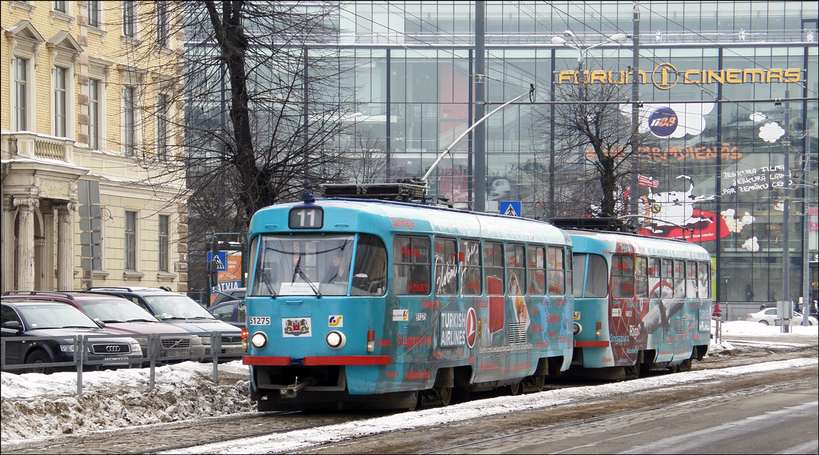 Рига, Tatra T3A № 51275