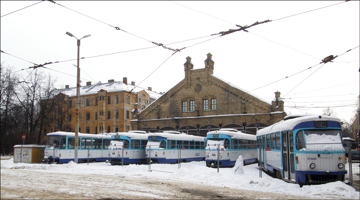 Рига, Tatra T6B5SU № 32265; Рига, Tatra T3A № 51634; Рига, Tatra T3A № 51340; Рига, Tatra T3A № 51331; Рига, Tatra T3A № 51645; Рига — Разные фотографии
