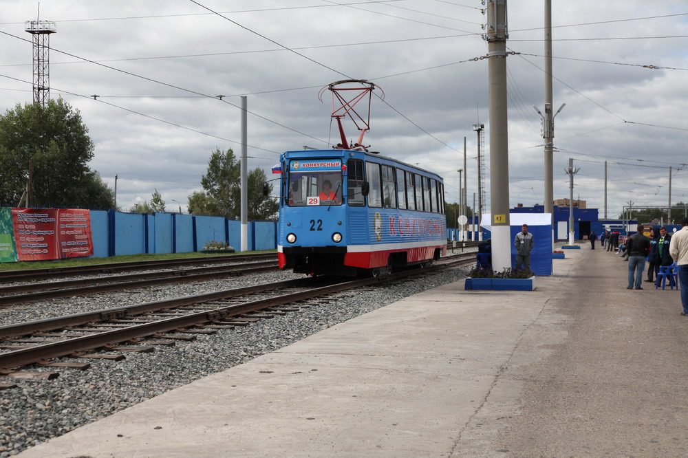 Nijnekamsk, 71-605 (KTM-5M3) Nr. 22; Nijnekamsk — All-Russian tramway driver contest — 2011