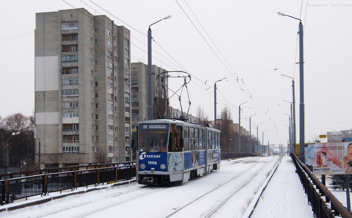 Львов, Tatra KT4SU № 1006