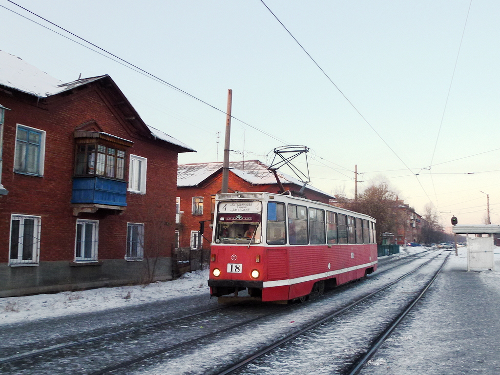 Омск, 71-605 (КТМ-5М3) № 18