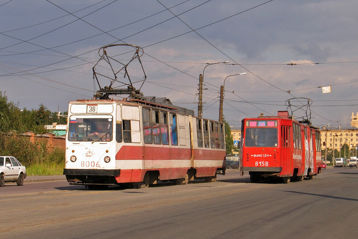 Sankt Petersburg, LVS-86K Nr. 8006; Sankt Petersburg, LVS-86K Nr. 8158