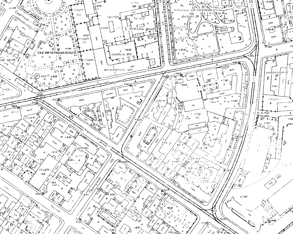 Санкт Петербург — Схемы трамвайной и троллейбусной инфраструктуры