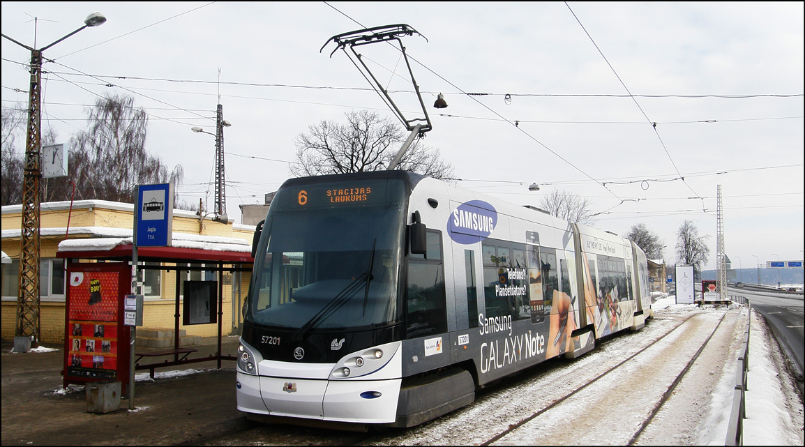 Рига, Škoda 15T ForCity Alfa Riga № 57201