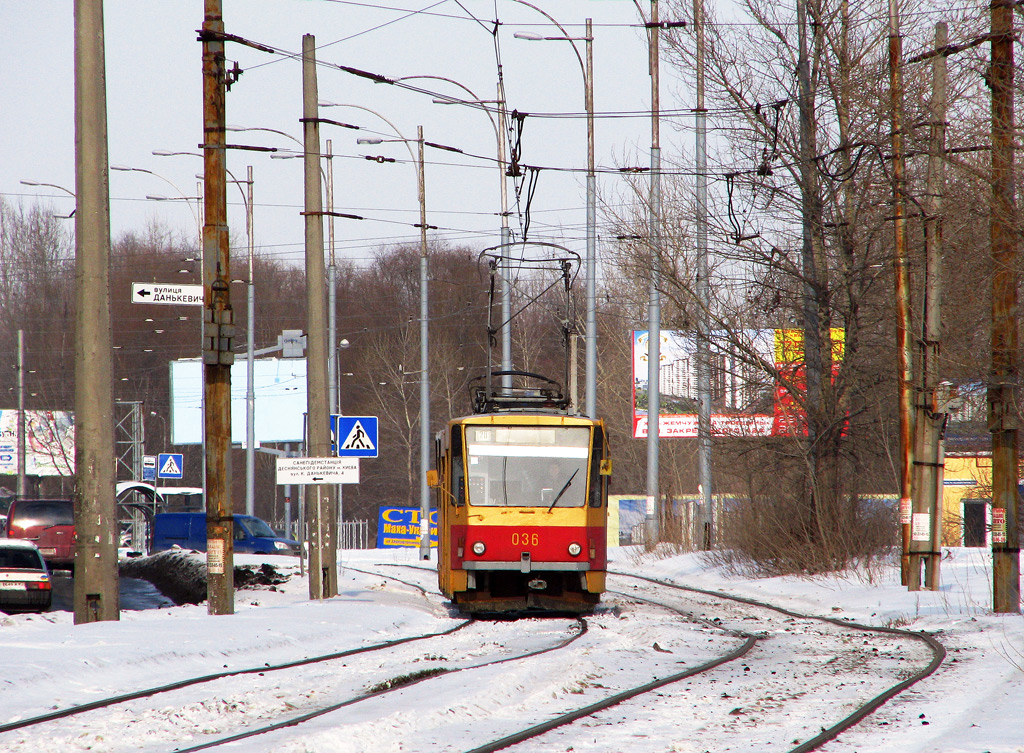 Киев, Tatra T6B5SU № 036